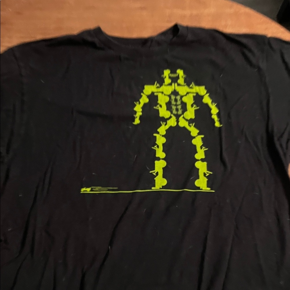 Jeep Black Tee with Neon Green Graphic